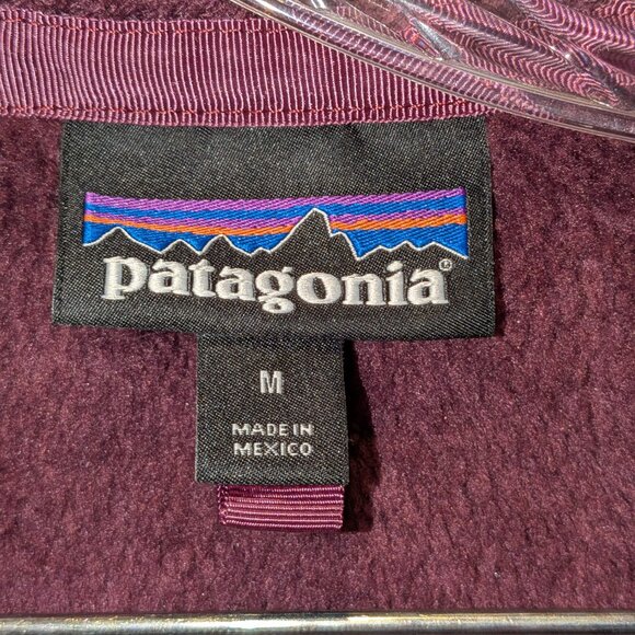 Patagonia Women’s Re-Tool Snap-T Pullover Fleece M Deep Purple Quarter Snap Fall - Picture 6 of 6